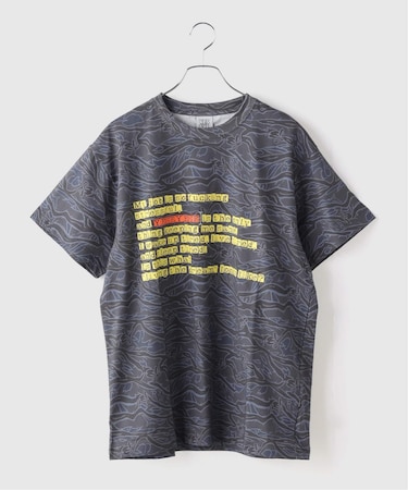 YES EYE SEE Y.E.S Wording Camo Tee