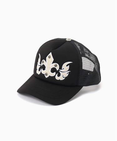 SUPPLIER / サプライヤー Fleur Leather Patch Mesh Cap