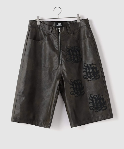 KB×MARK POINT LEATHER SHORTS