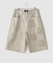KB×MARK POINT LEATHER SHORTS