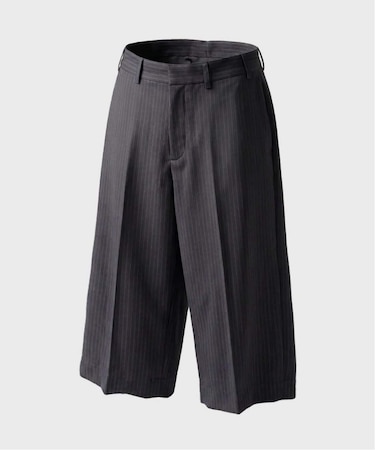 NOCTO ARCHIVE/ノクト アーカイブ 3/4 Stripe Slacks Shorts