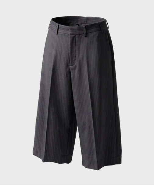 NOCTO ARCHIVE/ノクト アーカイブ 3/4 Stripe Slacks Shorts