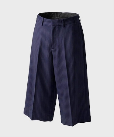 NOCTO ARCHIVE/ノクト アーカイブ 3/4 Stripe Slacks Shorts　