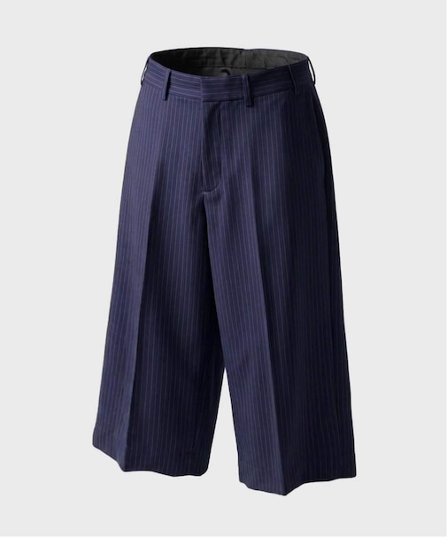 NOCTO ARCHIVE/ノクト アーカイブ 3/4 Stripe Slacks Shorts　