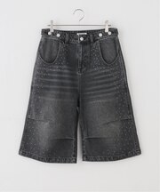 ラインストーン デニムショーツ / J Rhine Stone Denim Shorts