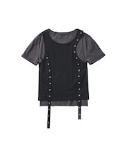 Knuth Marf / クヌースマーフ 2piece layered tank tee