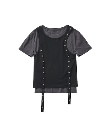 Knuth Marf / クヌースマーフ 2piece layered tank tee