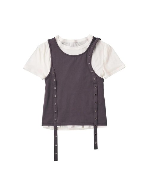 Knuth Marf / クヌースマーフ 2piece layered tank tee