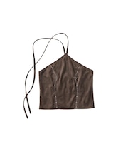 Knuth Marf / クヌースマーフ suede bustier top