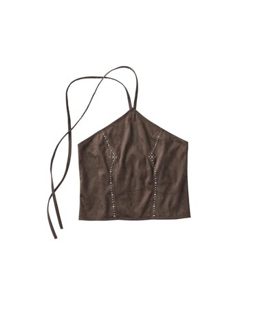 Knuth Marf / クヌースマーフ suede bustier top