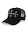SupBaby by SUPPLIER Shiny Cross Rhinestone Mesh Cap