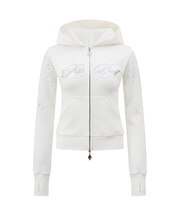 SupBaby by SUPPLIER Sparkle Rhinestone Zip Hoodie
