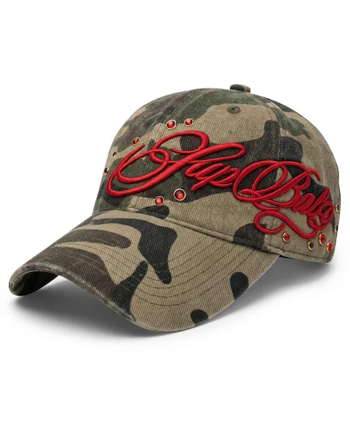 SupBaby by SUPPLIER Jewel Studs Logo 6 Panel Cap