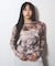 シャーリング シアートップス / J SHIRRING SHEER TOPS