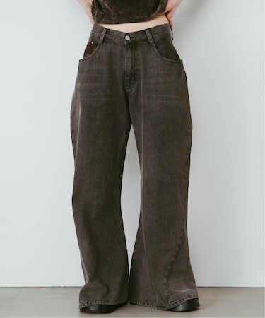 Knuth Marf / クヌースマーフ wide bell-bottom denim pants