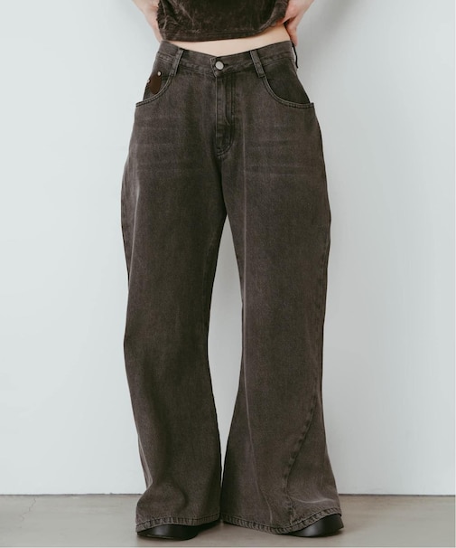 Knuth Marf / クヌースマーフ wide bell-bottom denim pants