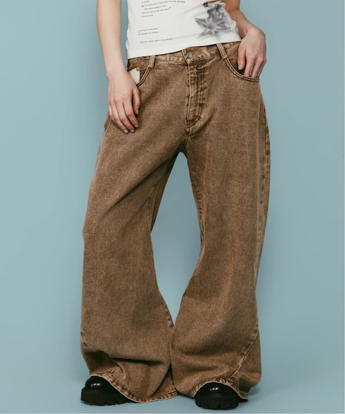 パンツ Knuth Marf bell bottom denim pants Knuth Marf / クヌースマーフ wide bell-bottom denim pants