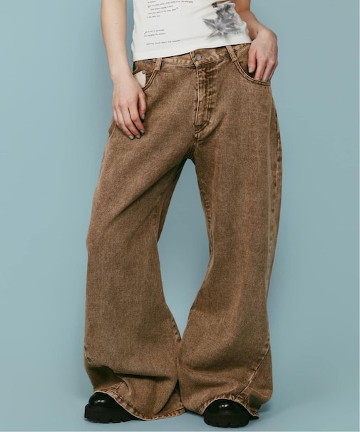 Knuth Marf / クヌースマーフ wide bell-bottom denim pants