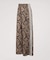 adidas originals SATIN SNAKE PRINT WIDE LEG TRACK PANTS