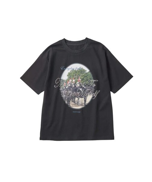 Knuth Marf / クヌースマーフ rhinestone graphic tee
