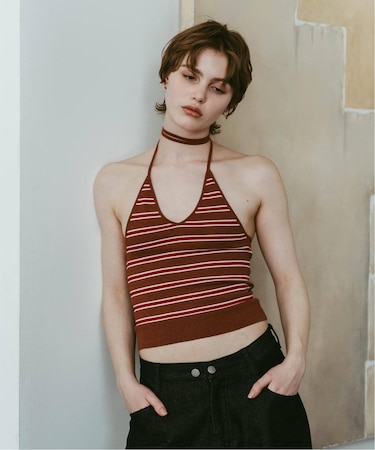 Knuth Marf / クヌースマーフ knit halter bustier