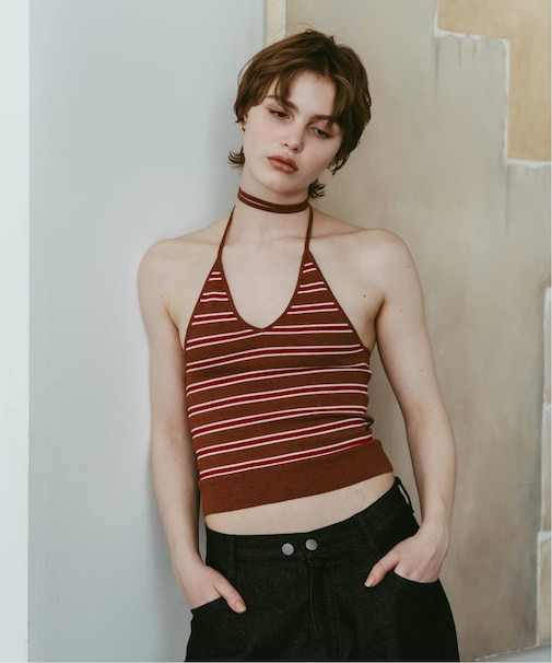 Knuth Marf / クヌースマーフ knit halter bustier
