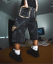 SUPPLIER 別注 Fur SWITCHING BAGGY Shorts