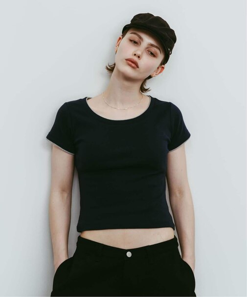Knuth Marf / クヌースマーフ layered crewneck tee