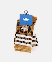 adidas originals / アディダス オリジナルス LEOPARD CREW SOCKS 2 PAIRS