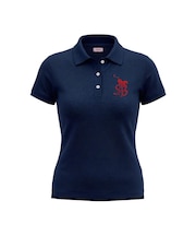 SupBaby by SUPPLIER Rhinestone Leopard Logo Polo Shirt