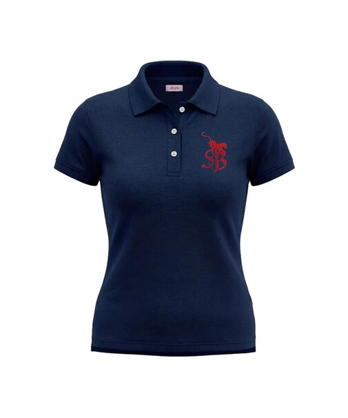 SupBaby by SUPPLIER Rhinestone Leopard Logo Polo Shirt