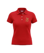 SupBaby by SUPPLIER Rhinestone Leopard Logo Polo Shirt