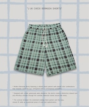 チェック バミューダショーツ / J UK CHECK BERMUDA SHORTS
