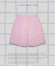 チェック バミューダショーツ / J UK CHECK BERMUDA SHORTS
