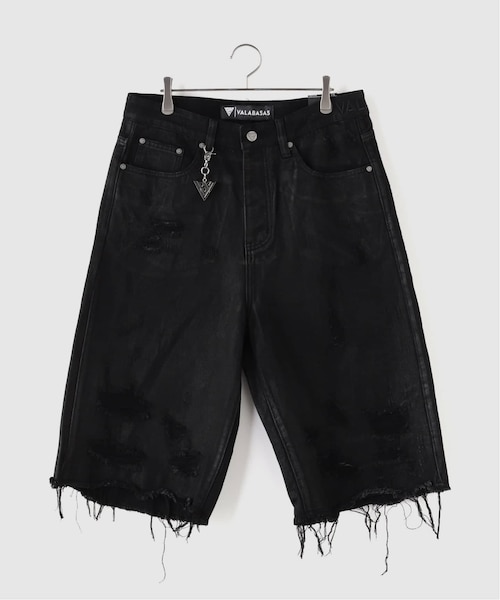 VALABASAS / ヴァラバサス ”SNAPPED” BAGGY DENIM SHORTS｜ジョイント
