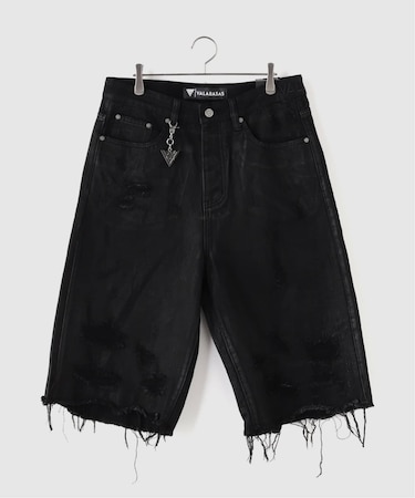 VALABASAS / ヴァラバサス ”SNAPPED” BAGGY DENIM SHORTS
