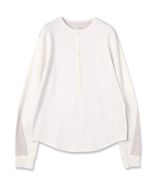 JIEDA / ジエダ SWITCHING HENRY NECK L/S