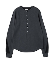 JIEDA / ジエダ SWITCHING HENRY NECK L/S