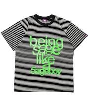 SAGE / セイジ  being sage Striped S/S Tee