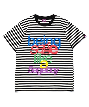SAGE / セイジ Crayon box ”being sage” Striped S/S
