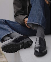 ≪追加≫KENFORD/ケンフォード TANK SOLE EMBOSSED LOAFERS