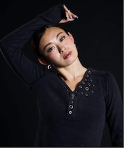 フェード アイレット リブ ロングスリーブ / J Fade Rib Eyelet L/S