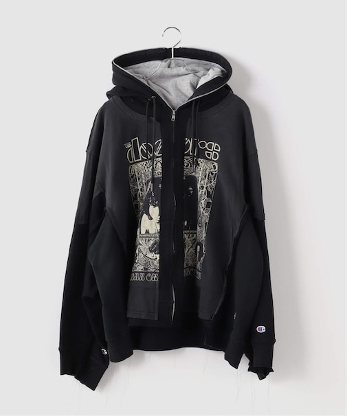 DISCOVERED / ディスカバード Band Tee Sweat Hoodie