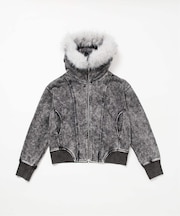 2Way ファージップパーカー / J Faux Fur Zip Hoodie