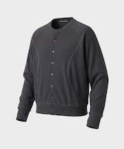 NOCTO ARCHIVE/ノクト アーカイブ Curve Panel Rib Cardigan