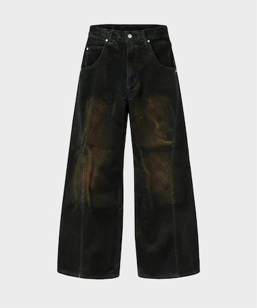 NOCTO ARCHIVE/ノクト アーカイブ Cutting Flocky Wide Denim