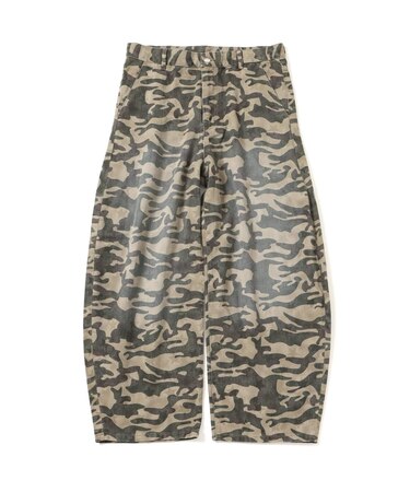 スターカモ パターン カーブパンツ / J STAR CAMO PATTERN CURVE PT