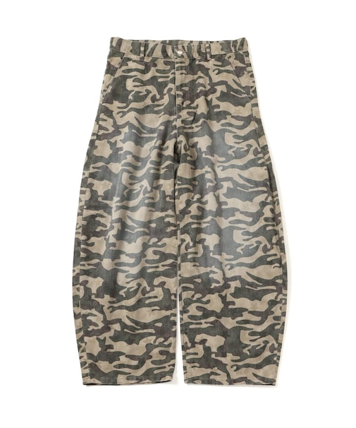 スターカモ パターン カーブパンツ / J STAR CAMO PATTERN CURVE PT
