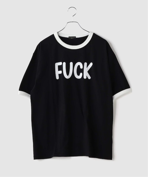 F-LAGSTUF-F / フラグスタフ ”FXXK” RINGER T-SHIRT｜ジョイント