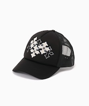 SUPPLIER / サプライヤー Cross Leather Patch Mesh Cap